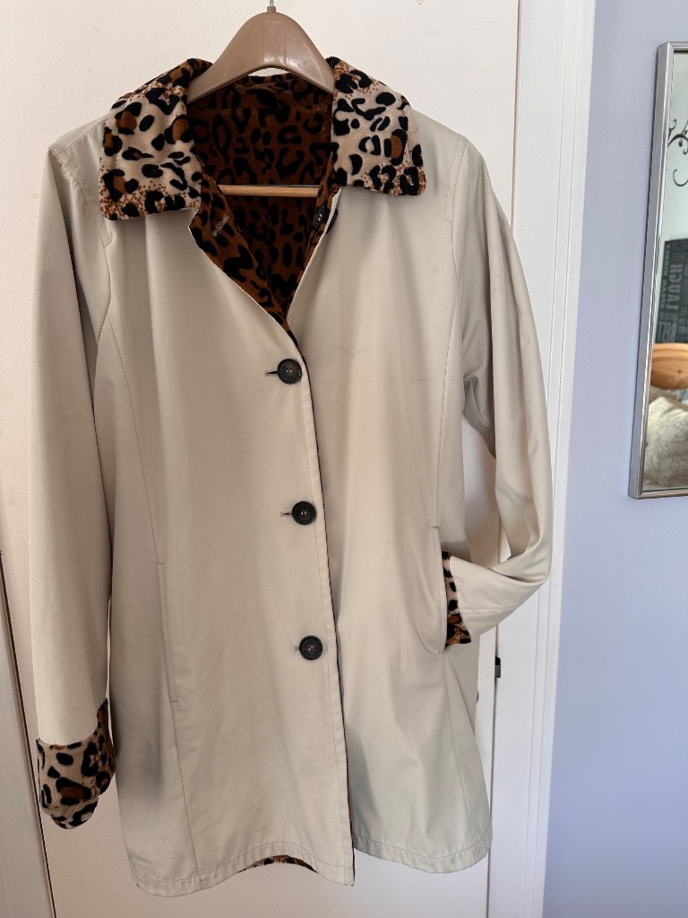 Dennis Basso Reversible light weight jacket, Large - Picture 4 of 7